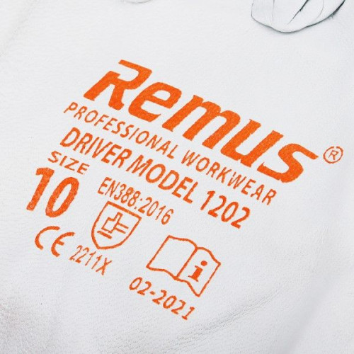 Rękawice robocze Remus Driver ze skóry licowej / para / FIXWELD - remus_driver-G - FIXWELD - 2