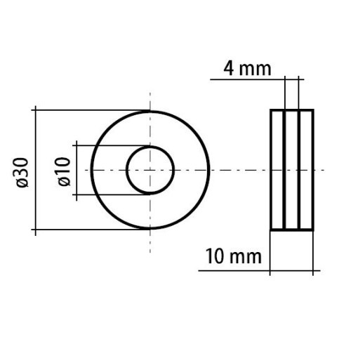 Rolka podajnika MIG 0,6-0,8V 10/30/10 mm / FIXWELD - rolka_a_0.6_0.8_v - FIXWELD - 2