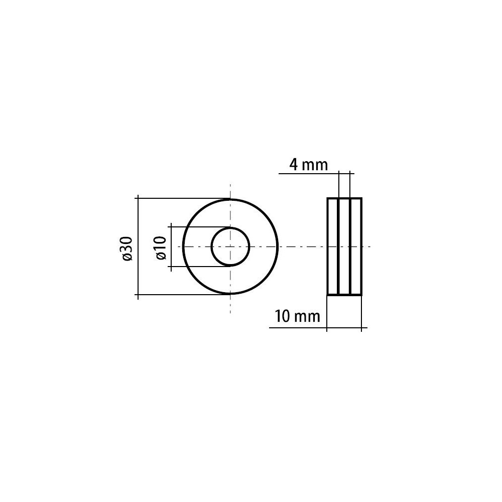 Rolka podajnika MIG 1,0-1,2U ALU 10/30/10 mm / FIXWELD - rolka_a_1.0_1.2_u - FIXWELD - 2