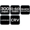 Szczypce do rur 300 mm, zakres 0-60 mm szybko nastawne Neo Tools - 02-436 - NEO Tools - 11
