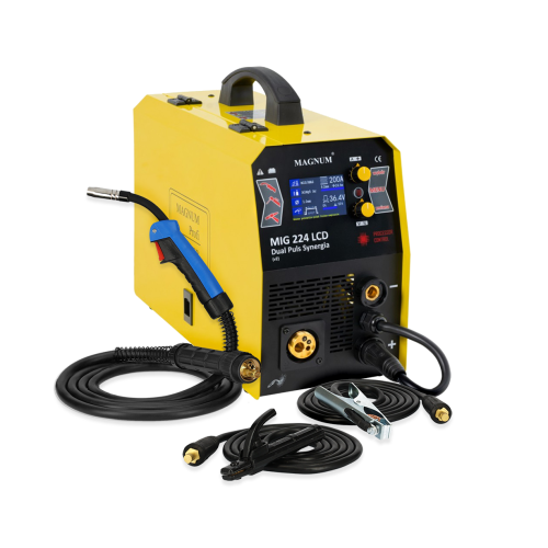Spawarka Magnum MIG 224 LCD Dual Puls Synergia - zestaw - U MI 224 LCD-G - Magnum - 7