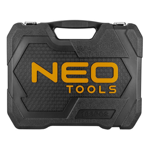 Klucze nasadowe 1/2", 3/8", 1/4", zestaw 182 szt. Neo Tools - 10-074 - NEO Tools - 2