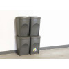 Kosze do segregacji śmieci Sortibox 4x35 l szare - zestaw - IKWB35S4-405U - Prosperplast - 5