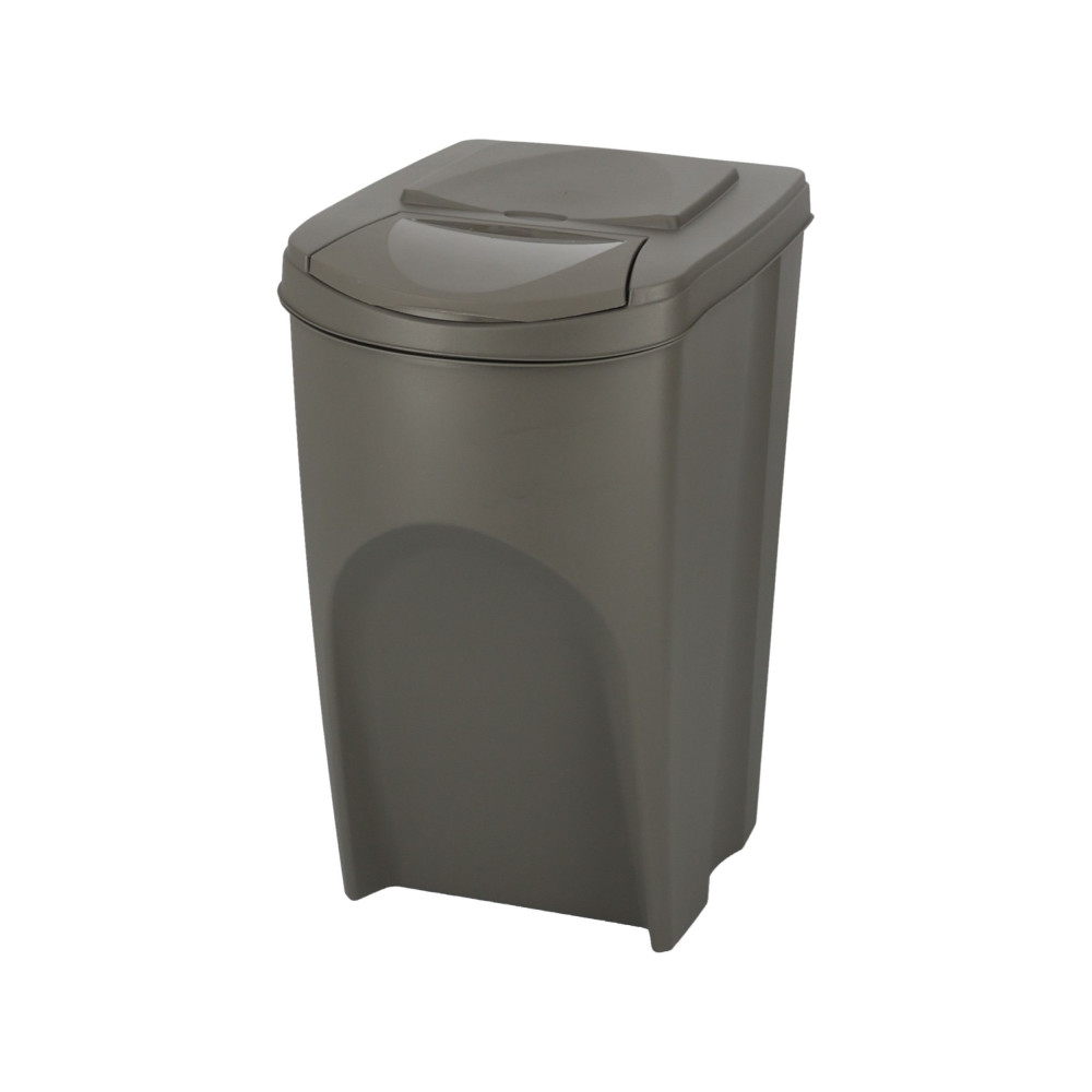Kosze do segregacji śmieci Sortibox 4x35 l szare - zestaw - IKWB35S4-405U - Prosperplast - 6