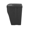 Kosze do segregacji śmieci Sortibox 4x35 l antracytowe - zestaw - IKWB35S4-S433 - Prosperplast - 7