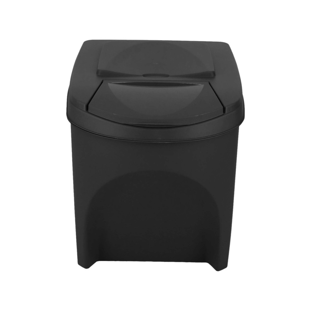 Kosze do segregacji śmieci Sortibox 4x25 l antracytowe - zestaw - IKWB25S4-S433 - Prosperplast - 6