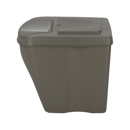 Kosze do segregacji śmieci Sortibox 4x25 l szare - zestaw - IKWB25S4-405U - Prosperplast - 8