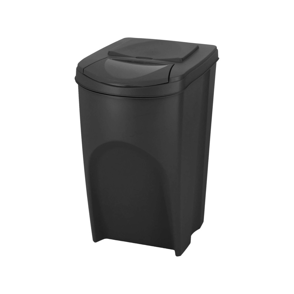 Kosze do segregacji śmieci Sortibox 3x35 l antracytowe - zestaw - IKWB35S3-S433 - Prosperplast - 5