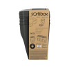 Kosze do segregacji śmieci Sortibox 3x35 l antracytowe - zestaw - IKWB35S3-S433 - Prosperplast - 11