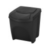 Kosze do segregacji śmieci Sortibox 3x25 l antracytowe - zestaw - IKWB25S3-S433 - Prosperplast - 5