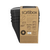 Kosze do segregacji śmieci Sortibox 3x25 l antracytowe - zestaw - IKWB25S3-S433 - Prosperplast - 11