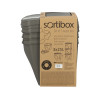 Kosze do segregacji śmieci Sortibox 3x25 l szare - zestaw - IKWB25S3-405U - Prosperplast - 11