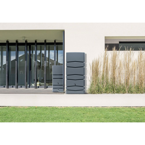 Zbiornik na wodę deszczową Prosperplast Aqua Tower 650 l smooth gray - IDTC650-429U - Prosperplast - 2
