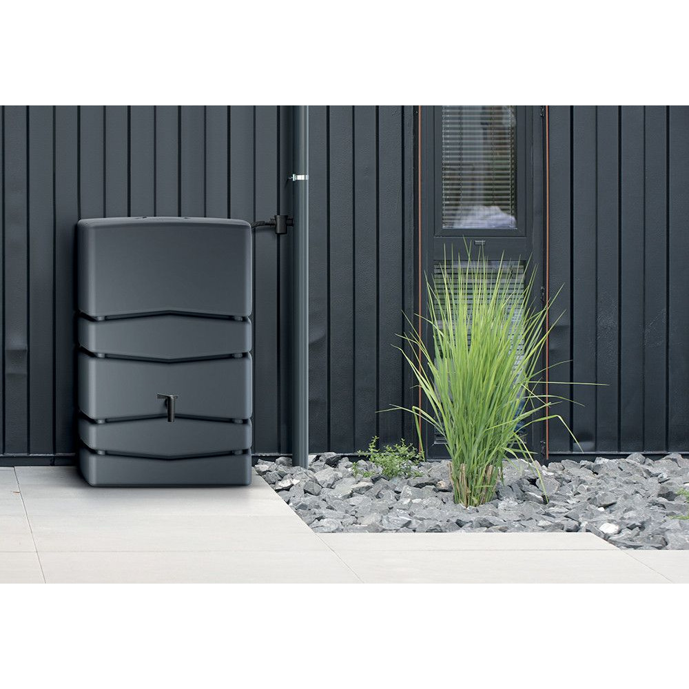 Zbiornik na wodę deszczową Prosperplast Aqua Tower 450 l smooth gray - IDTC450-429U - Prosperplast - 3