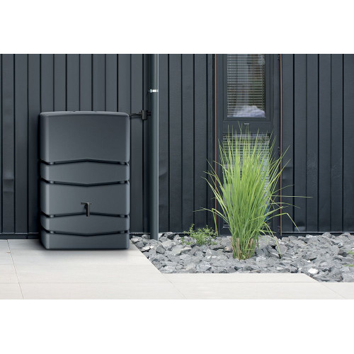 Zbiornik na wodę deszczową Prosperplast Aqua Tower 450 l smooth gray - IDTC450-429U - Prosperplast - 3