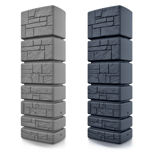 Zbiornik na wodę deszczową Prosperplast Tower Stone 350 l antracyt - IDTST350-S433 - Prosperplast - 2