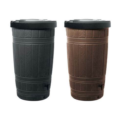 Zbiornik na wodę deszczową Prosperplast Woodcan 265 l czarny - IDWO265-S411 - Prosperplast - 2