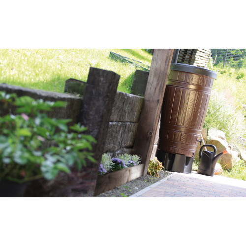 Zbiornik na wodę deszczową Prosperplast Woodcan 265 l brąz - IDWO265-R222 - Prosperplast - 4