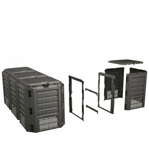 Kompostownik Prosperplast MODULE COMPOGREEN 1200 l czarny - IKLM1200C-S411 - Prosperplast - 2
