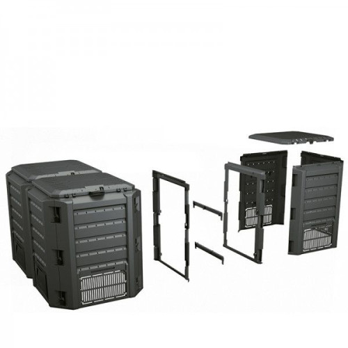 Kompostownik Prosperplast MODULE COMPOGREEN 800 l czarny - IKLM800C-S411 - Prosperplast - 2