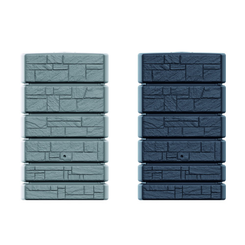 Zbiornik na wodę deszczową Prosperplast Tower Stone 500 l antracyt - IDTST500-S433 - Prosperplast - 2