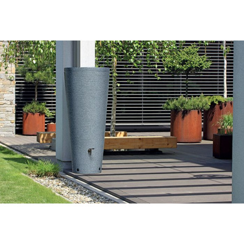 Zbiornik na wodę deszczową Prosperplast Tubo 320 l grys granitowy - RWT320-431UG - Prosperplast - 2