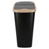 Kosz na śmieci Keden Compacta Q DUO 45 l czarny / jasny brąz - NDAB45-WG5C/S411 - Keden - 4