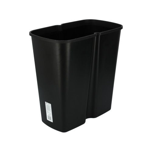 Kosz na śmieci Keden Compacta Q DUO 45 l czarny / jasny brąz - NDAB45-WG5C/S411 - Keden - 5