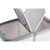 Kosz na śmieci Keden Compacta Q DUO 45 l czarny / jasny brąz - NDAB45-WG5C/S411 - Keden - 8
