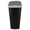 Kosz na śmieci Keden Compacta Q DUO 45 l czarny / jasny zielony - NDAB45-5575C/S411 - Keden - 4