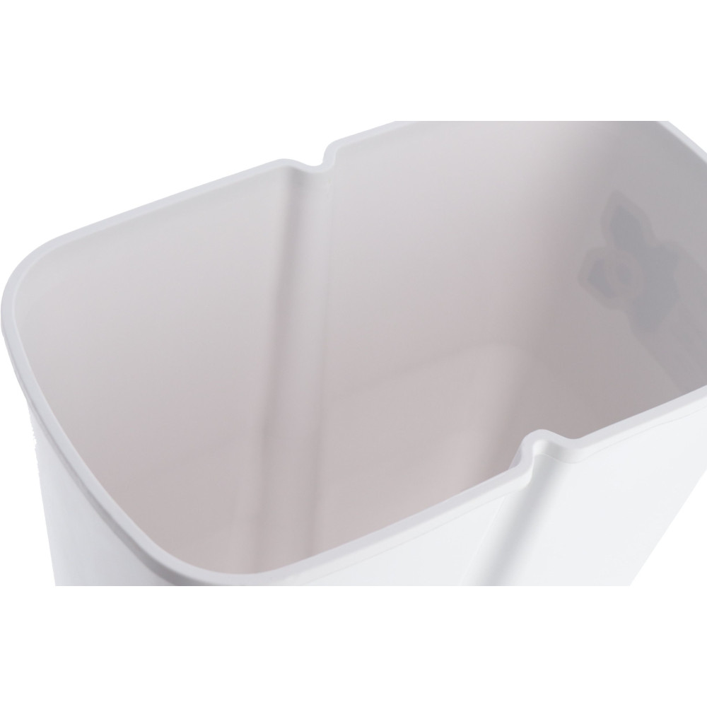 Kosz na śmieci Keden Compacta Q DUO 45 l popielaty / jasny żółty - NDAB45-1215C/427C - Keden - 9