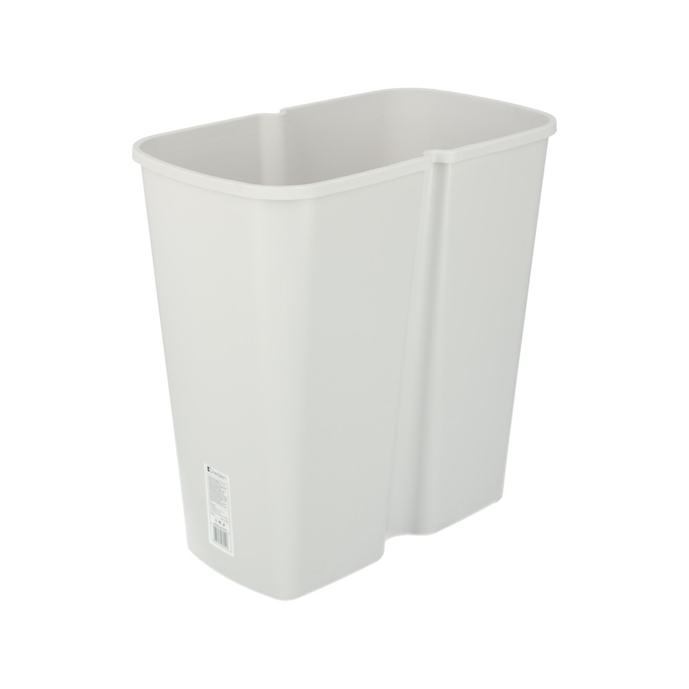 Kosz na śmieci Keden Compacta Q DUO 45 l popielaty / jasny niebieski - NDAB45-2717C/427C - Keden - 5