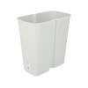 Kosz na śmieci Keden Compacta Q DUO 45 l popielaty / jasny niebieski - NDAB45-2717C/427C - Keden - 5