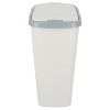 Kosz na śmieci Keden Compacta Q DUO 45 l popielaty / smooth gray - NDAB45-429U/427C - Keden - 4