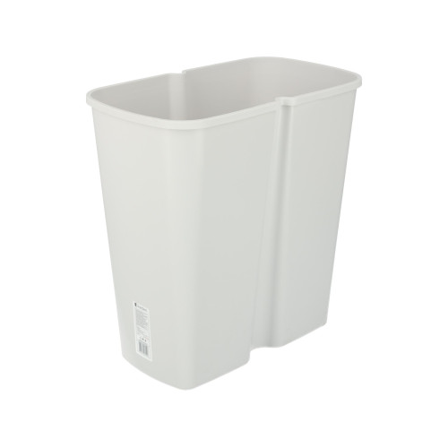 Kosz na śmieci Keden Compacta Q DUO 45 l popielaty / jasny zielony - NDAB45-5575C/427C - Keden - 5