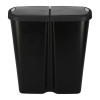 Kosz na śmieci Keden Compacta Q DUO 45 l czarny - NDAB45-S411 - Keden - 3