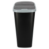 Kosz na śmieci Keden Compacta Q DUO 45 l czarny / smooth gray - NDAB45-429U/S411 - Keden - 4