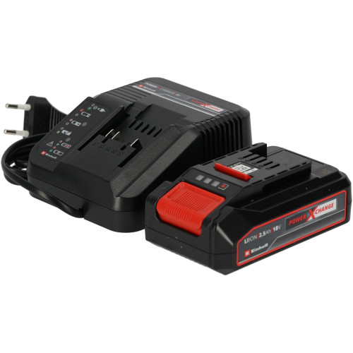 Zestaw Einhell Power X-Change 18 V: akumulator 2.5 Ah + ładowarka 3 A - 4512097 - Einhell - 2