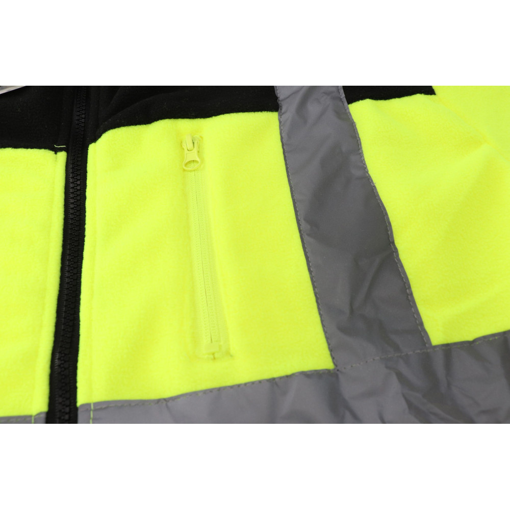 Bluza polarowa robocza odblaskowa żółta Dedra - BH80P3 - Dedra - 2