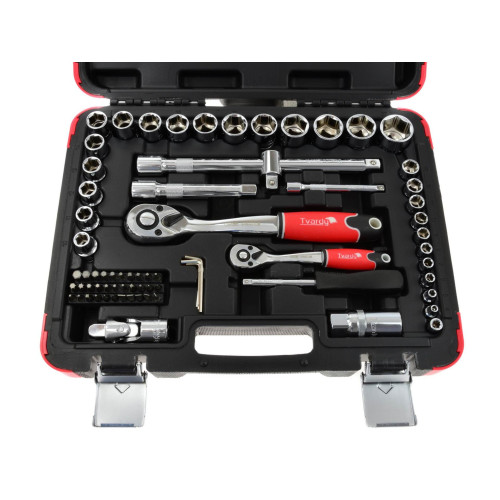 Zestaw kluczy nasadowych Tvardy 1/2" 1/4" 72 el. - T00100 - Tvardy - 2