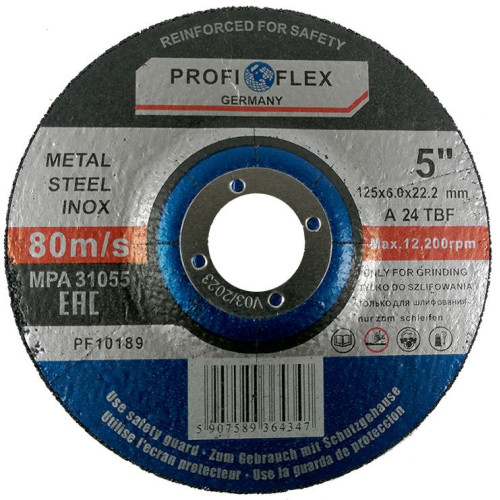 Tarcza do szlifowania Profi-Flex 125 x 6,0 x 22 - PF10189 - Profi-Flex - 2