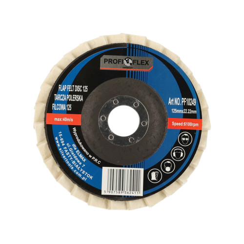 Tarcza lamelka polerska filcowa Profi-Flex 125 x 22 - PF10249 - Profi-Flex - 3