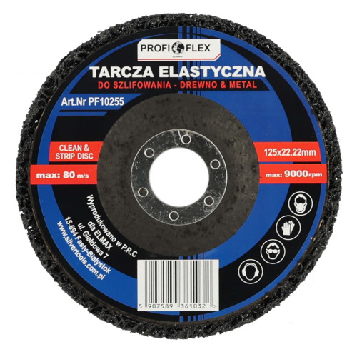 Zestaw 100x tarcza do szlifowania włóknina Profi-Flex 125 x 22 - PF10255_px100 - Profi-Flex - 3