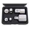 Adaptery redukcyjne do kluczy nasadowych 6 el. Silver - S11032 - Silver - 4