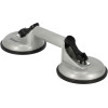 Przyssawka aluminiowa do szyb 2x115 mm Silver - S11760 - Silver - 4