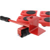 Zestaw rolek do transportu mebli 150 kg Silver - S11291 - Silver - 6