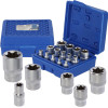 Zestaw kluczy nasadowych Torx 14 el. Silver - S10628 - Silver - 1