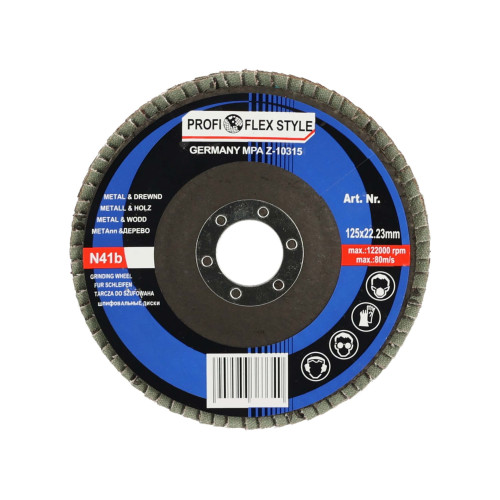 Tarcza listkowa lamelka Profi-Flex 125 mm P60 - PF10072 - Profi-Flex - 2