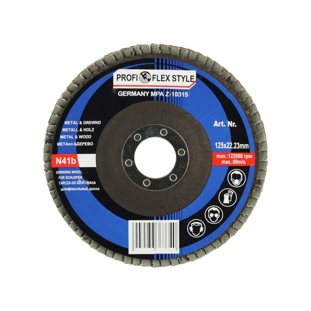 Zestaw 25x tarcza listkowa lamelka Profi-Flex 125 mm P40 - PF10071_px25 - Profi-Flex - 3