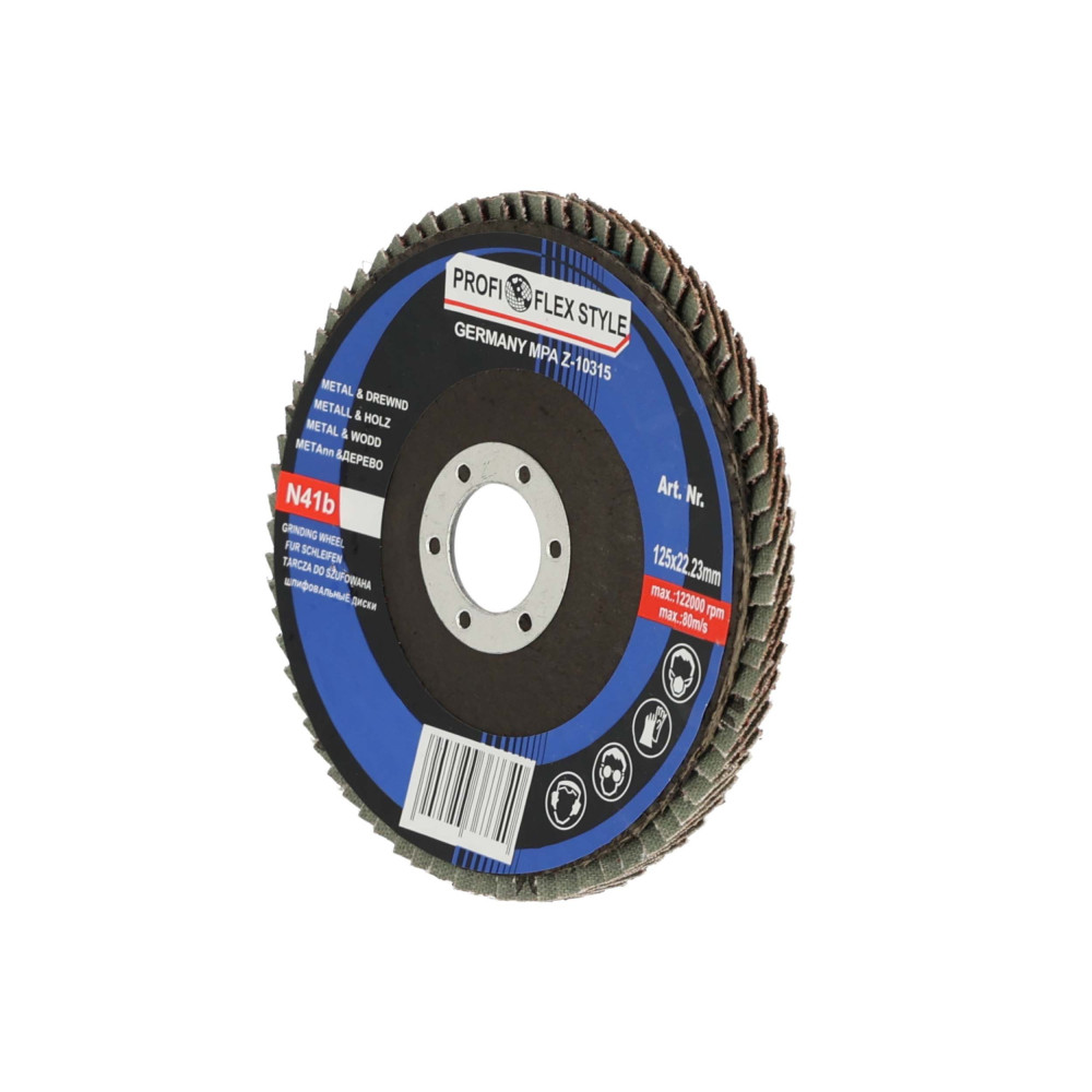 Zestaw 25x tarcza listkowa lamelka Profi-Flex 125 mm P40 - PF10071_px25 - Profi-Flex - 8